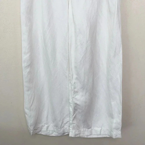 Banana  Republic Womens Petite 6 Wide Leg Linen Cropped Pant - Picture 7 of 13